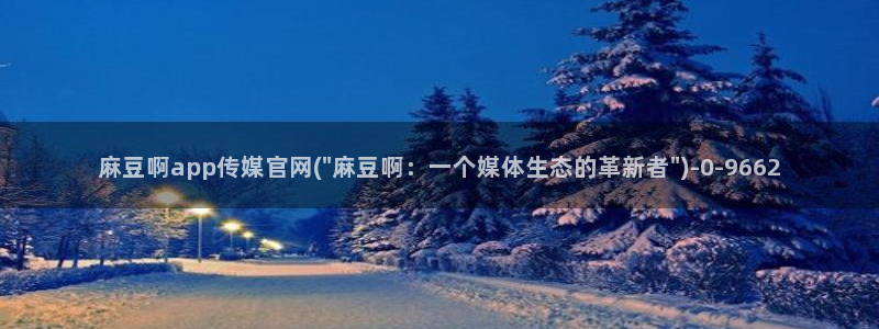 麻豆A 传媒官网进入：麻豆啊app传媒官网(\