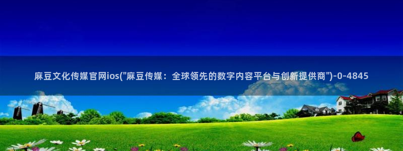 麻豆传媒社区官网APP