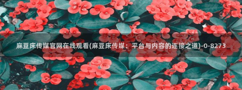 麻豆传媒官网red